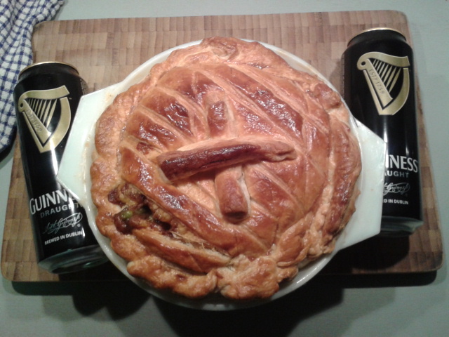 steak and guiness pie