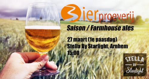 Saison bier proeven in Arnhem